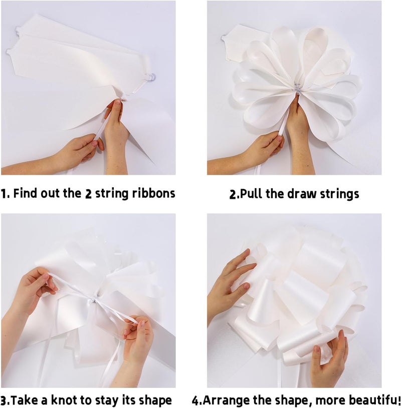 HCHENBOW 14 Inch Big Red Bow,1Pcs Big Bow for Present,Big Gift Bow for Appliances,Bikes,Table Decorations and Party Events Decoration - Image 3